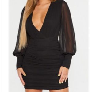 Black dress super cute!